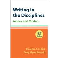 Writing in the Disciplines Supplement with 2016 MLA Update