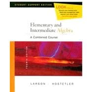 Elementary and Intermediate Algebra A Combined Course, Student Support Edition