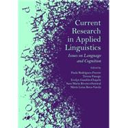 Current Research in Applied Linguistics