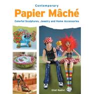 Contemporary Papier Mache Colorful Sculpture, Jewelry, and Home Accessories