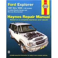 Ford Explorer, Mazda Navajo and Mercury Mountaineer Automotive Repair Manual