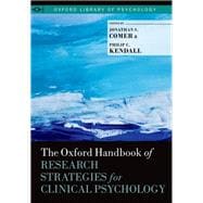 The Oxford Handbook of Research Strategies for Clinical Psychology