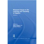 Research Issues in the Learning and Teaching of Algebra
