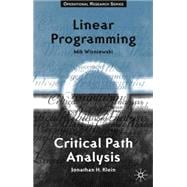 Critical Path Analysis and Linear Programming