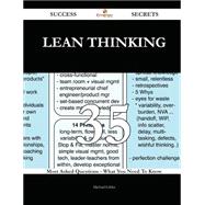 lean thinking 35 Success Secrets - 35 Most Asked Questions On lean thinking - What You Need To Know
