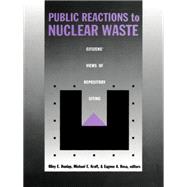 Public Reactions to Nuclear Waste