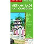 Vietnam, Laos and Cambodia Travel Map