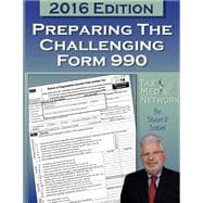 Preparing the Challenging Form 990 2016