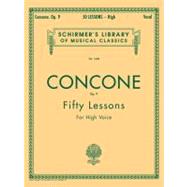 50 Lessons, OP. 9: For High Voice