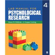 Lab Manual for Psychological Research,9781544323565