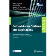 Context-aware Systems and Applications