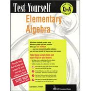 Test Yourself: Elementary Algebra