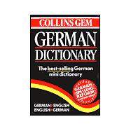 Collins Gem German Dictionary : German-English/English-German