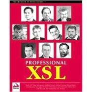 Professional Xsl,9781861003577