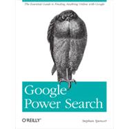 Google Power Search, 1st Edition