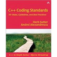 C++ Coding Standards  101 Rules, Guidelines, and Best Practices