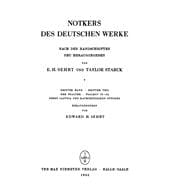 Notkers Des Deutschen Werke