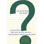 How Do We Know They Know?: A Conversation About Pre-Service Teachers Learning About Culture & Social Justice