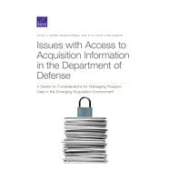 Issues With Access to Acquisition Information in the Department of Defense