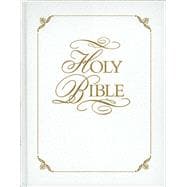 Family Faith & Values Bible Heritage Edition (White Bonded Leather with Gift Box) King James Version