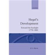 Hegel's Development Towards the Sunlight
