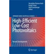 High-Efficient Low-Cost Photovoltaics