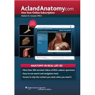 AclandAnatomy.com Spanish One Year Online subscription