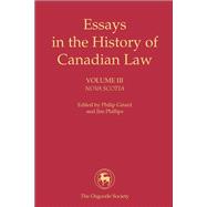 Essays in the History of Canadian Law