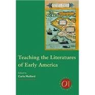 Teaching the Literatures of Early America