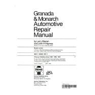 Granada & Monarch Automotive Repair Manual