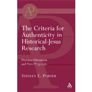 Criteria For Authenticity In Historical-jesus Research
