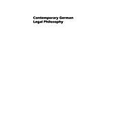 Contemporary German Legal Philosophy