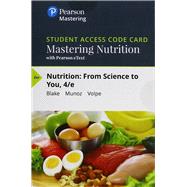 Mastering Nutrition with MyDietAnalysis with Pearson eText -- Standalone Access Card -- for Nutrition From Science to You