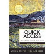 Quick Access Reference for Writers