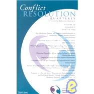 Conflict Resolution Quarterly, Volume 20, No. 2, 2002,