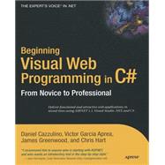 Beginning Visual Web Programming with C#