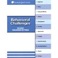 Behavioral Challenges In Early Childhood Settings