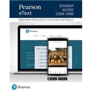 Pearson eText Geosystems Core -- Access Card