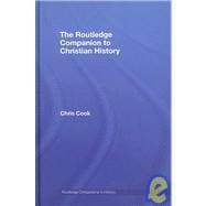 The Routledge Companion to Christian History book cover, ISBN 9780415383622