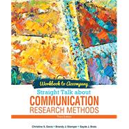 Workbook to Accompany Straight Talk About Communication Research Methods