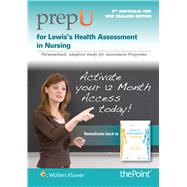 PrepU for Lewis’s Health Assessment in Nursing Australia and New Zealand Edition