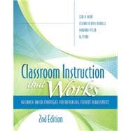 Classroom Instruction That Works : Research-Based Strategies for Increasing Student Achievement, 2nd Edition
