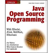Java<sup><small>TM</small></sup> Open Source Programming: with XDoclet, JUnit, WebWork, Hibernate