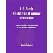 J.s. Bach Partita in a Minor for Solo Flute