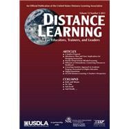 Distance Learning, Issue 3