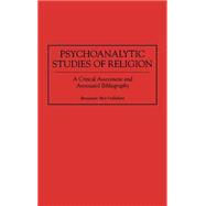 Psychoanalytic Studies of Religion
