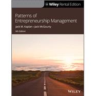 Patterns of Entrepreneurship Management, 6th Edition [Rental Edition]