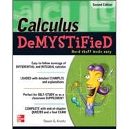 Calculus DeMYSTiFieD, Second Edition