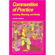Communities of Practice: Learning, Meaning, and Identity book cover, ISBN 9780521663632