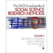 The SAGE Encyclopedia of Social Science Research Methods
